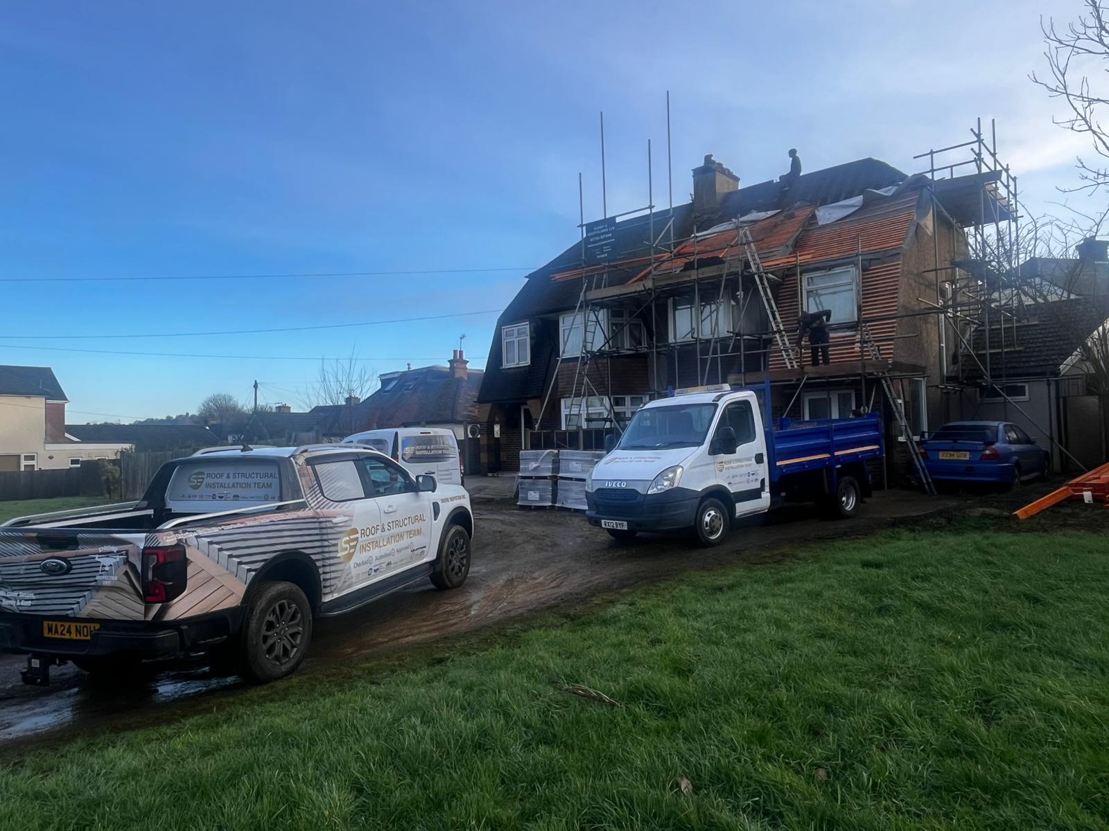 new roof installation Sevenoaks